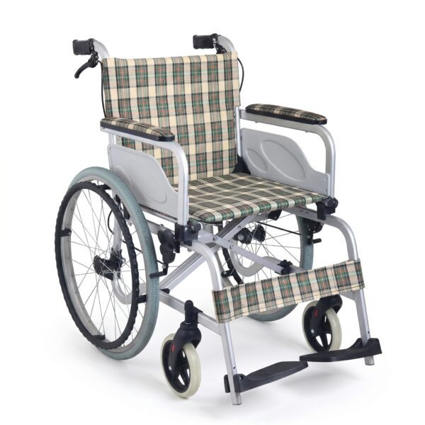 Fauteuil Roulant Aluminium Léger et Pliable