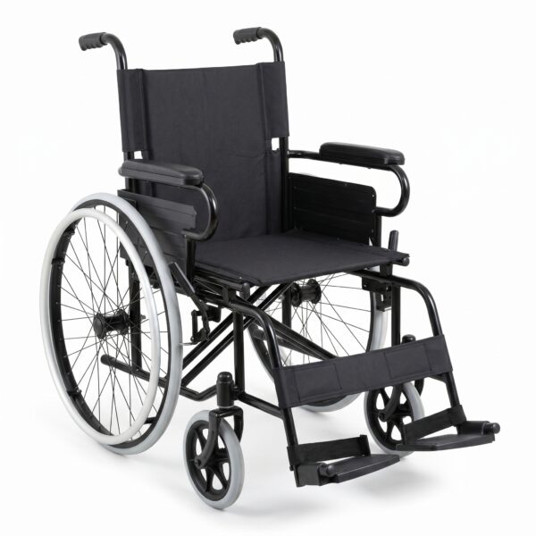 Fauteuil Roulant en Acier Pliable