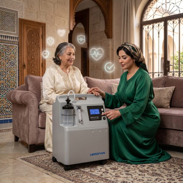 Concentrateur d’oxygène médical 5litres silencieux